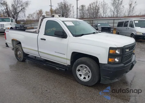 2015 Chevrolet Silverado 1500 Wt из США, поврежденный, VIN 1GCNKPEH2FZ436800